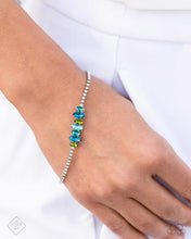 Load image into Gallery viewer, Paparazzi ~ Fiercely 5th Avenue ~ Fashion Fix Complete Trend Blend ~ Blue Necklace Set