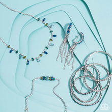 Load image into Gallery viewer, Paparazzi ~ Fiercely 5th Avenue ~ Fashion Fix Complete Trend Blend ~ Blue Necklace Set