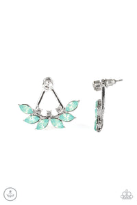 Paparazzi ~ Forest Formal ~ Green Double-Sided Post Earrings