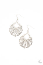 Load image into Gallery viewer, Paparazzi ~ Frilly Finesse ~ Silver Earrings