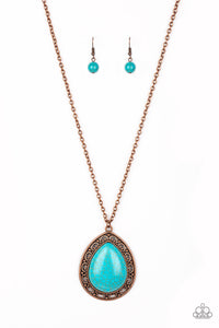 Paparazzi ~ Full Frontier ~ Copper Necklace Set
