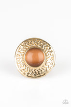 Load image into Gallery viewer, Paparazzi ~ Garden Garland ~ Brown Moonstone Ring with Stretchy Band