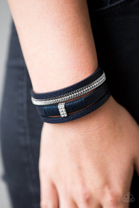 Paparazzi ~ Glamor-azzi ~ Blue Urban Bracelet