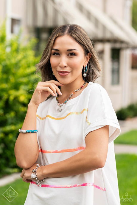 Paparazzi ~ Glimpses of Malibu ~ Fashion Fix Complete Trend Blend ~ Multi Necklace Set