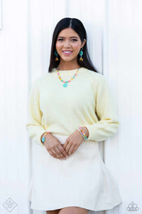Paparazzi ~ Glimpses of Malibu ~ fashion Fix Complete Trend Blend ~ Multi Necklace Set