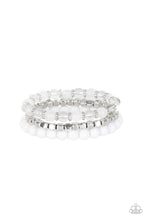 Load image into Gallery viewer, Paparazzi ~ Globetrotter Glam ~ White Bracelet