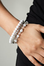 Load image into Gallery viewer, Paparazzi ~ Globetrotter Glam ~ White Bracelet