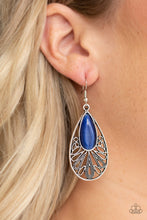 Load image into Gallery viewer, Paparazzi  ~ Glowing Tranquility ~ Blue Earrings