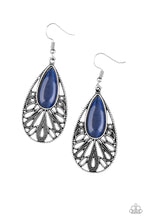 Load image into Gallery viewer, Paparazzi  ~ Glowing Tranquility ~ Blue Earrings