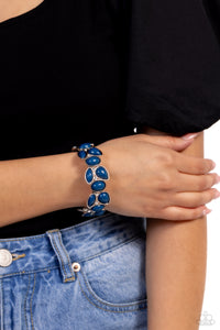 Paparazzi ~ Gondola Groves ~ Blue Bracelet