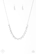 Load image into Gallery viewer, Paparazzi ~ Here We GLOW! ~ White Rhinestone Necklace Set (Fashion Fix Exclusive)