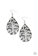 Load image into Gallery viewer, Paparazzi ~ Hustle and Bustle ~ Black Earrings