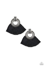 Load image into Gallery viewer, Paparazzi ~ I Am Spartacus ~ Black Post Earrings