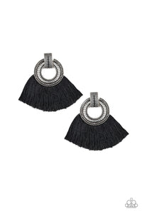 Paparazzi ~ I Am Spartacus ~ Black Post Earrings