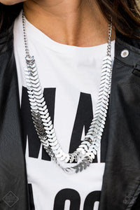 Paparazzi ~ Industrial Illumination ~ Silver Necklace Set (Fashion Fix Exclusive)