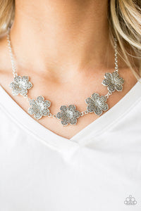 Paparazzi ~ Island Maven ~ Silver Necklace Set