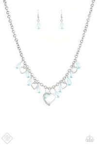 Paparazzi ~ Keep Me In Your Heart ~ Blue Necklace Set