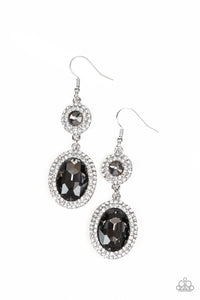 Paparazzi ~ Let It BEDAZZLE ~ Silver Earrings