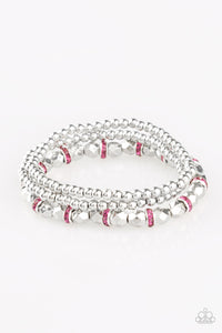 Paparazzi ~ Let There BEAM Light ~ Pink Bracelet