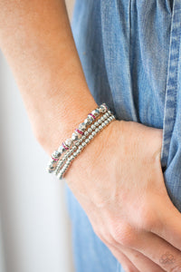 Paparazzi ~ Let There BEAM Light ~ Pink Bracelet