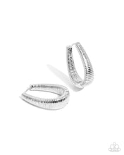 Load image into Gallery viewer, Paparazzi ~ Limitless Leader ~ Silver Hoop Earrings