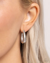 Load image into Gallery viewer, Paparazzi ~ Limitless Leader ~ Silver Hoop Earrings