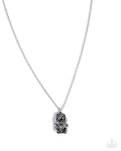Load image into Gallery viewer, Paparazzi ~ Lion Pride ~ Men's Silver Urban Necklace - Klassy Jewelz Boutique