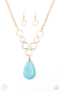 Paparazzi ~ Livin On A PRAIRIE ~ Gold Necklace Set (Fashion Fix Exclusive)