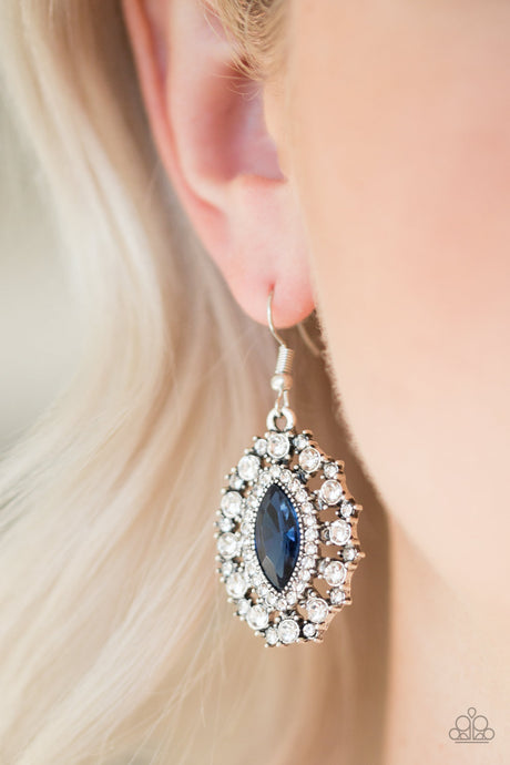 Paparazzi ~ Long May She Reign ~ Blue Earrings