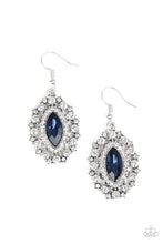 Load image into Gallery viewer, Paparazzi ~ Long May She Reign ~ Blue Earrings