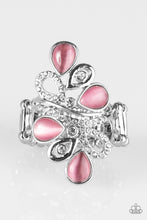 Load image into Gallery viewer, Paparazzi ~ MOONBEAMING With Pride ~ Pink Ring with Stretchy Band - Klassy Jewelz Boutique