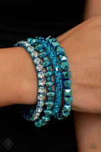 Load image into Gallery viewer, Paparazzi ~ Magnificent Musings ~ Fashion Fix Complete Trend Blend ~ Blue Necklace Set