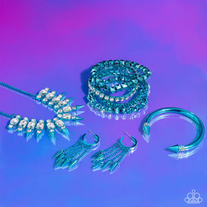 Paparazzi ~ Magnificent Musings ~ Fashion Fix Complete Trend Blend ~ Blue Necklace Set