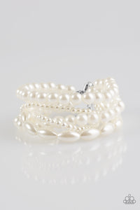 Paparazzi ~ Marvelously Mumbai ~ White Bead Bracelet