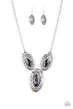 Load image into Gallery viewer, Paparazzi ~ Metro Mystique ~ Purple Necklace Set