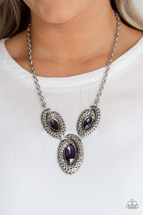 Paparazzi ~ Metro Mystique ~ Purple Necklace Set