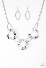 Load image into Gallery viewer, Paparazzi ~ Modern Mechanics ~ Silver Necklace Set - Klassy Jewelz Boutique