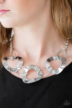Load image into Gallery viewer, Paparazzi ~ Modern Mechanics ~ Silver Necklace Set - Klassy Jewelz Boutique