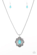 Load image into Gallery viewer, Paparazzi ~ Mojave Meadow ~ Blue Turquoise Necklace Set