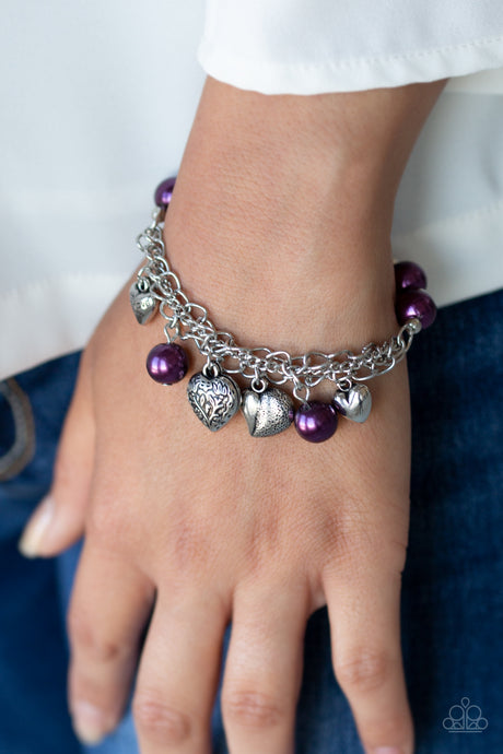 Paparazzi ~ More Amour ~ Purple Bracelet