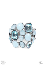 Load image into Gallery viewer, Paparazzi ~ Multichromatic Meditation ~ Blue Ring with Stretchy Bands