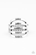 Load image into Gallery viewer, Paparazzi ~ My Hero ~ Silver Inspirational Ring with Stretchy Band