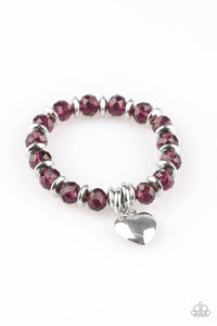 Paparazzi ~ Need I Say AMOUR? ~ Purple Bracelet