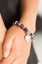 Load image into Gallery viewer, Paparazzi ~ Need I Say AMOUR? ~ Purple Bracelet