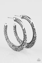 Load image into Gallery viewer, Paparazzi ~ New Zealand Native ~ Silver Hoop Earrings - Klassy Jewelz Boutique