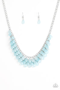 Paparazzi ~ Next In SHINE ~ Blue Necklace Set