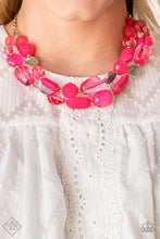 Load image into Gallery viewer, Paparazzi ~ Glimpse of Malibu ~ Fashion Fix Complete Trend Blend ~ Pink Necklace Set