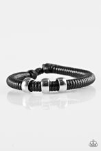 Load image into Gallery viewer, Paparazzi ~ One For The Trail ~ Men&#39;s Black Urban Bracelet
