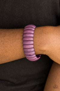 Paparazzi ~ Peacefully Primal ~ Purple Bracelet