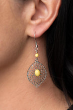 Load image into Gallery viewer, Paparazzi ~ Perky Perennial ~ Yellow Earrings